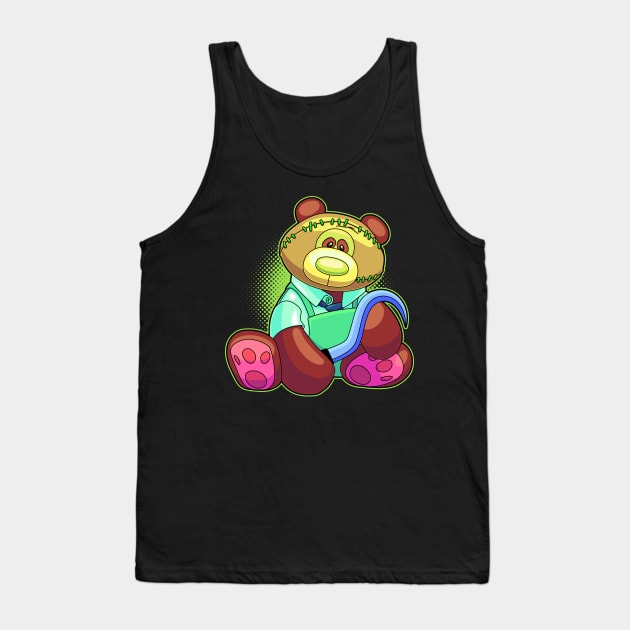 Horror Teddy Bear 6 Tank Top by ArtisticDyslexia